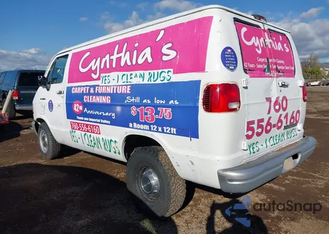 1994 Dodge Ram Van B150 z USA, uszkodzony, nr VIN 2B7GB11X9RK164319